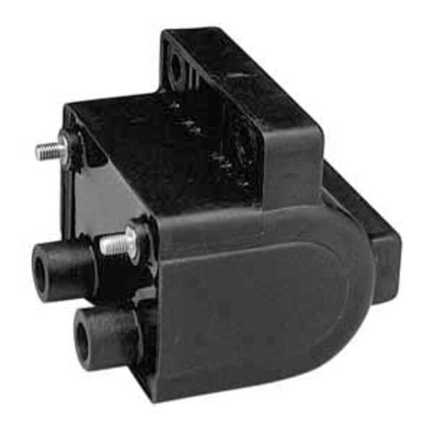 OEM STYLE IGNITION COIL. 12V, 3 OHM. BLACK